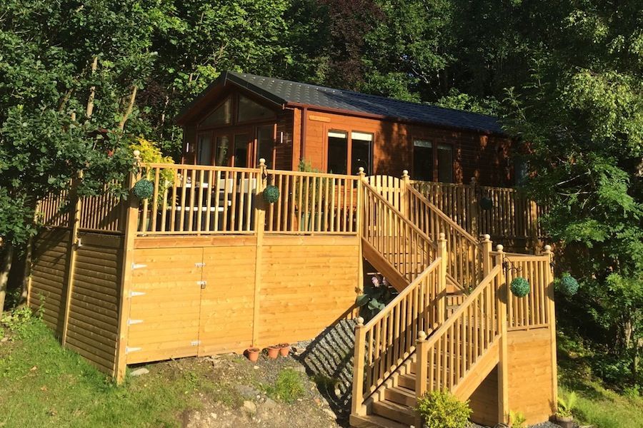 Outdoor view of Skiptory Lodge, Lake District